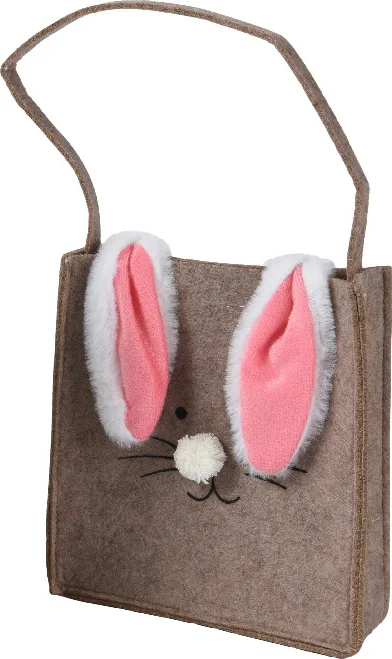 Decoris kadotas paashaas beige 17 x 34 x 5 cm