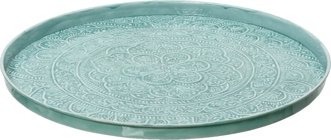 Decoris decoratiebord Cura mint D 39,5 H 3 cm