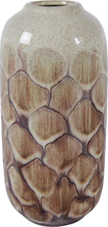 Decoris vaas bruin D 8,5 H 15,8 cm