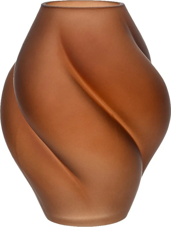 Decoris vaas bruin D 16 H 20 cm