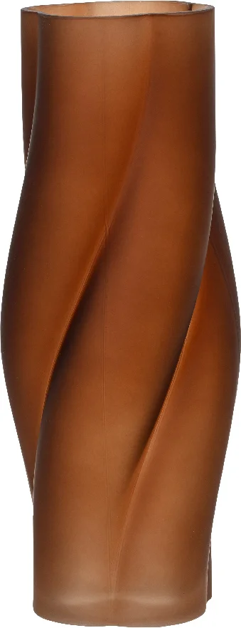 Decoris vaas bruin D 11,5 H 30 cm