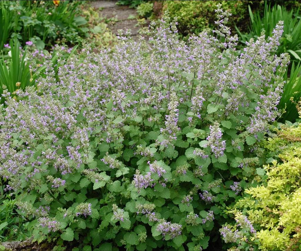 10 x  Biologische Kattenkruid (Nepeta cataria ) D 11 H 15 cm