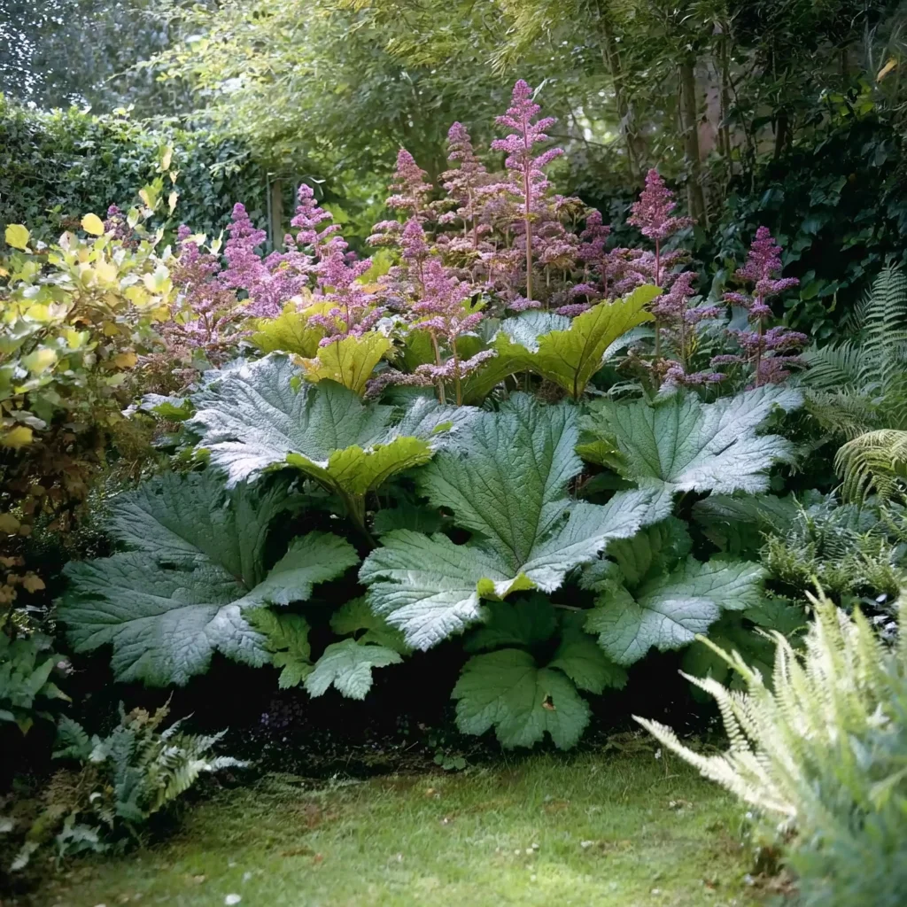 10 x  Biologische Schout- bij-nacht (Rodgersia henrici ) D 11 H 15 cm