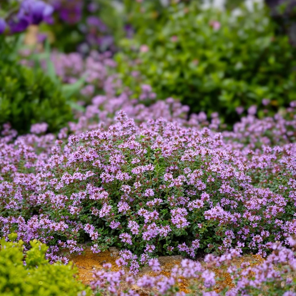 10 x  Biologische kleine tijm (Thymus serpyllum ) D 11 H 15 cm