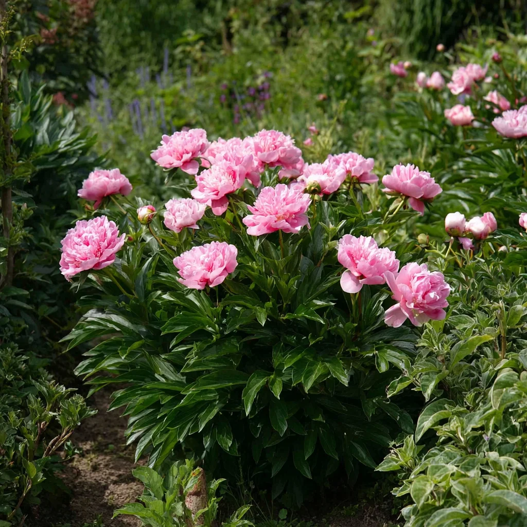 10 x  Biologische Pioenroos (Paeonia 'Dr. Alexander Fleming' ) D 12 H 15 cm