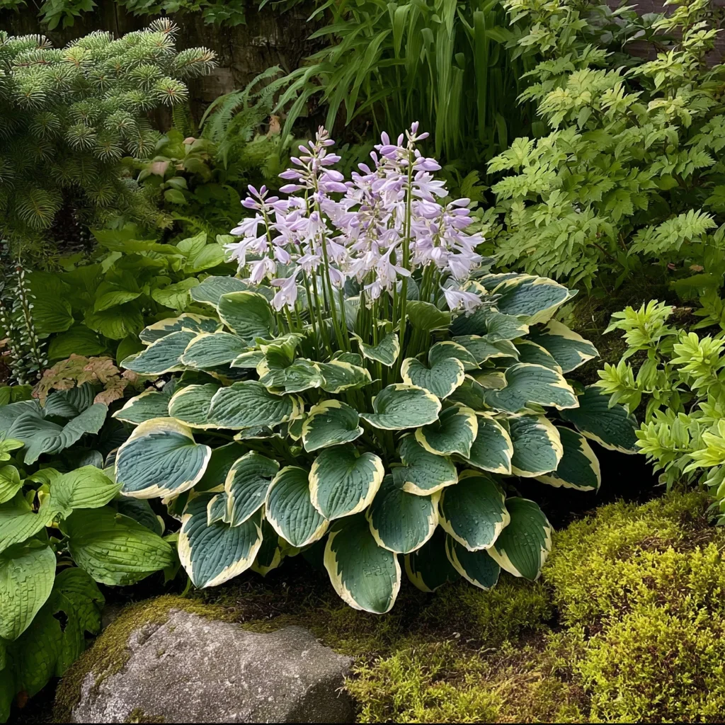 10 x  Biologische Hartlelie (Hosta 'Wide Brim' ) D 12 H 15 cm