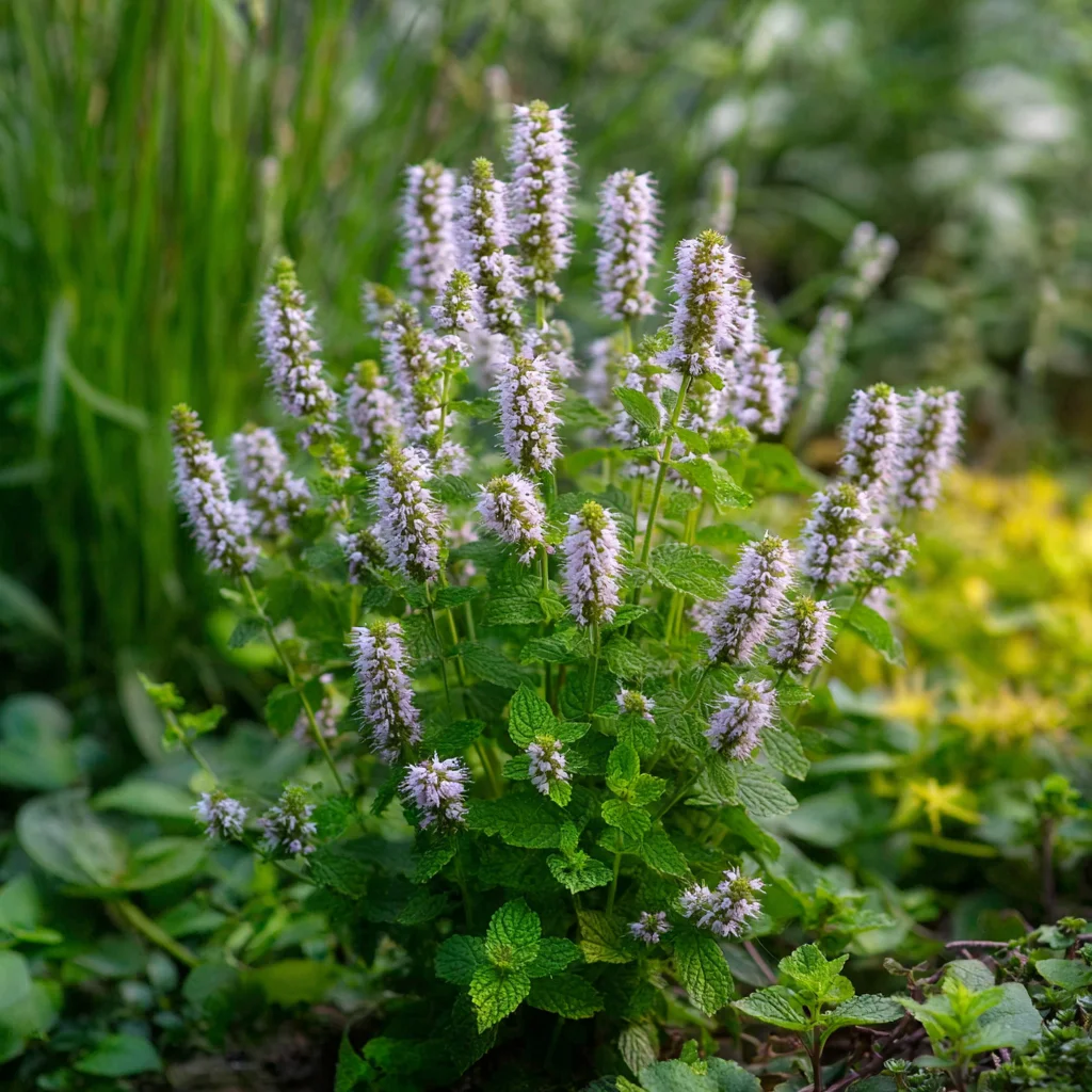 10 x  Biologische Pepermunt (Mentha spicata ) D 11 H 15 cm