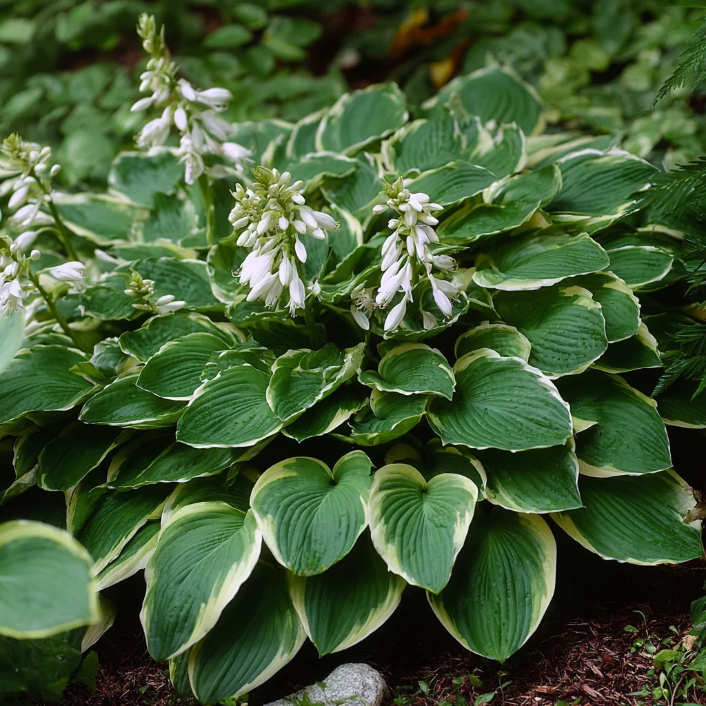 10 x  Biologische Hartlelie (Hosta 'Patriot' ) D 12 H 15 cm