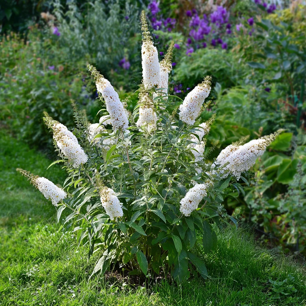 10 x  Biologische Dwergvlinderstruik (Buddleja davidii 'Free petite® Snow White') D 12 H 15 cm
