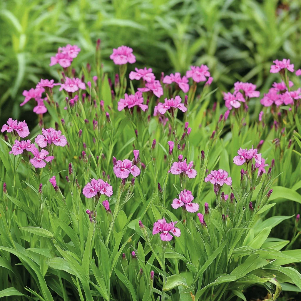 10 x Biologische Karthuizer anjer (Dianthus carthusianorum) D 11 H 15 cm