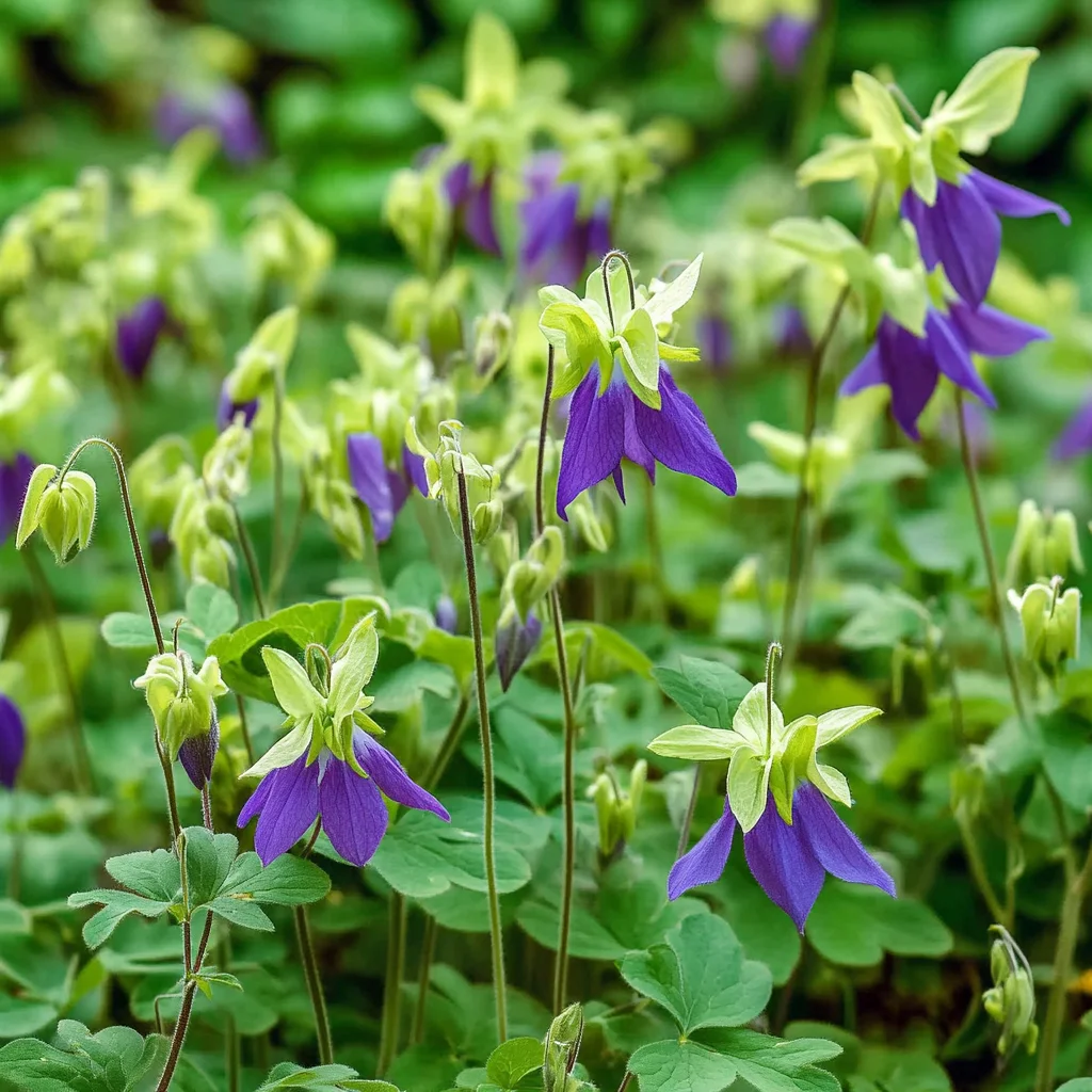 10 x Biologische Akelei (Aquilegia vulgaris) D 11 H 15 cm