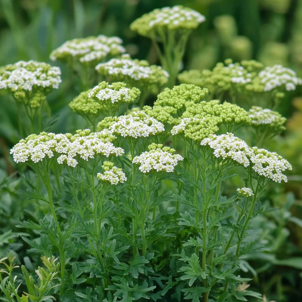 10 x Biologische Duizendblad (Achillea millefolium) D 11 H 15 cm