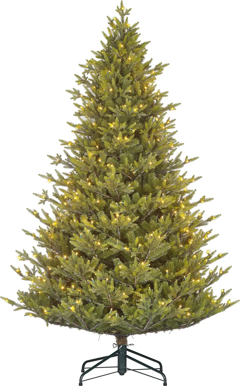 Black Box kunstkerstboom Hanson met 380 lampjes warm wit D 140 H 215 cm