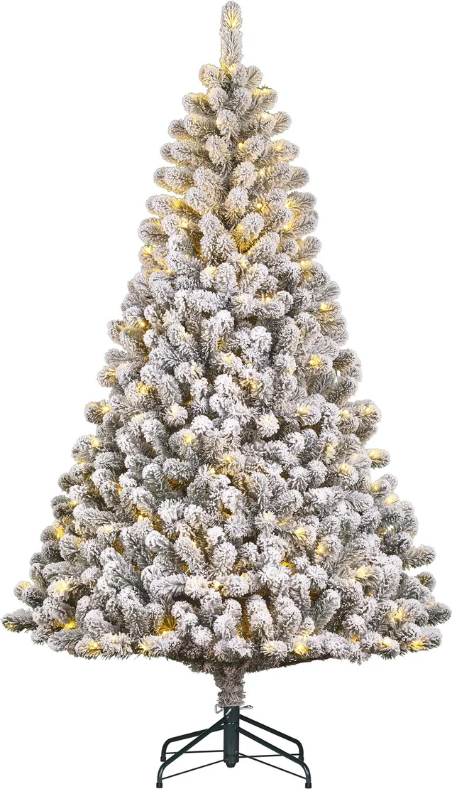 Black Box kunstkerstboom Charlton besneeuwd met 280 lampjes warm wit D 115 H 185 cm