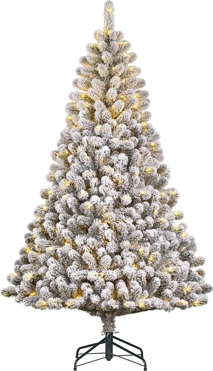 Black Box kunstkerstboom Charlton besneeuwd met 360 lampjes warm wit D 127 H 215 cm