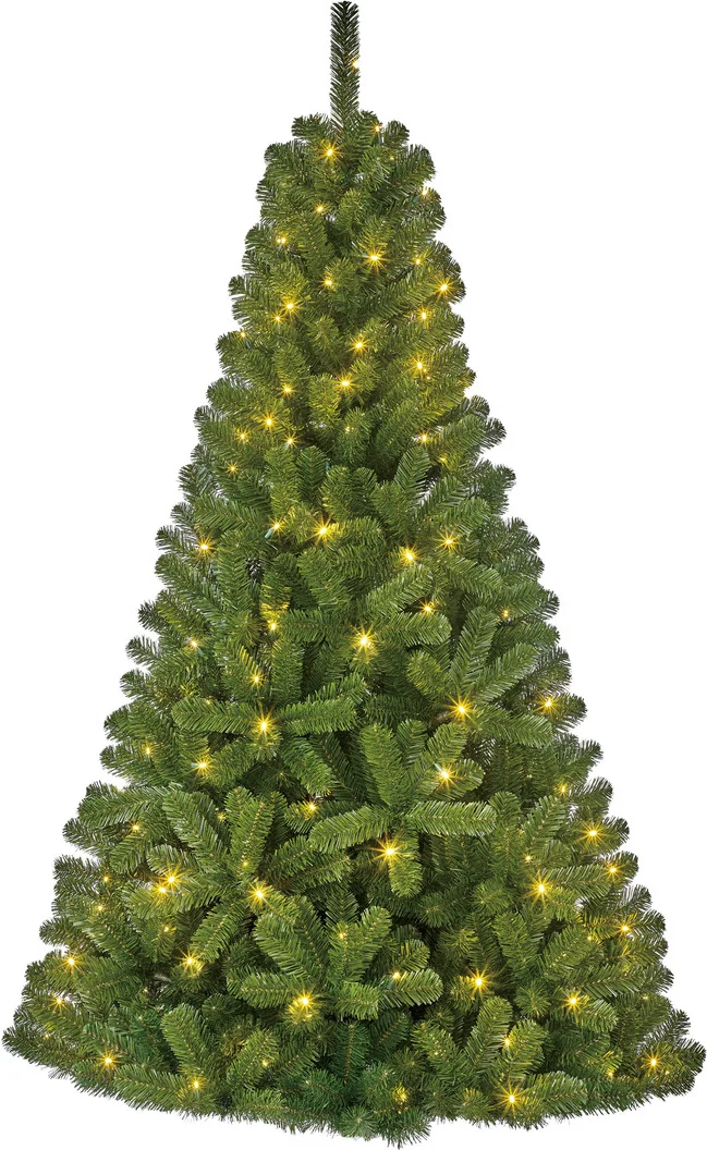 Black Box kunstkerstboom Charlton hangend met 230 lampjes warm wit D 127 H 185 cm