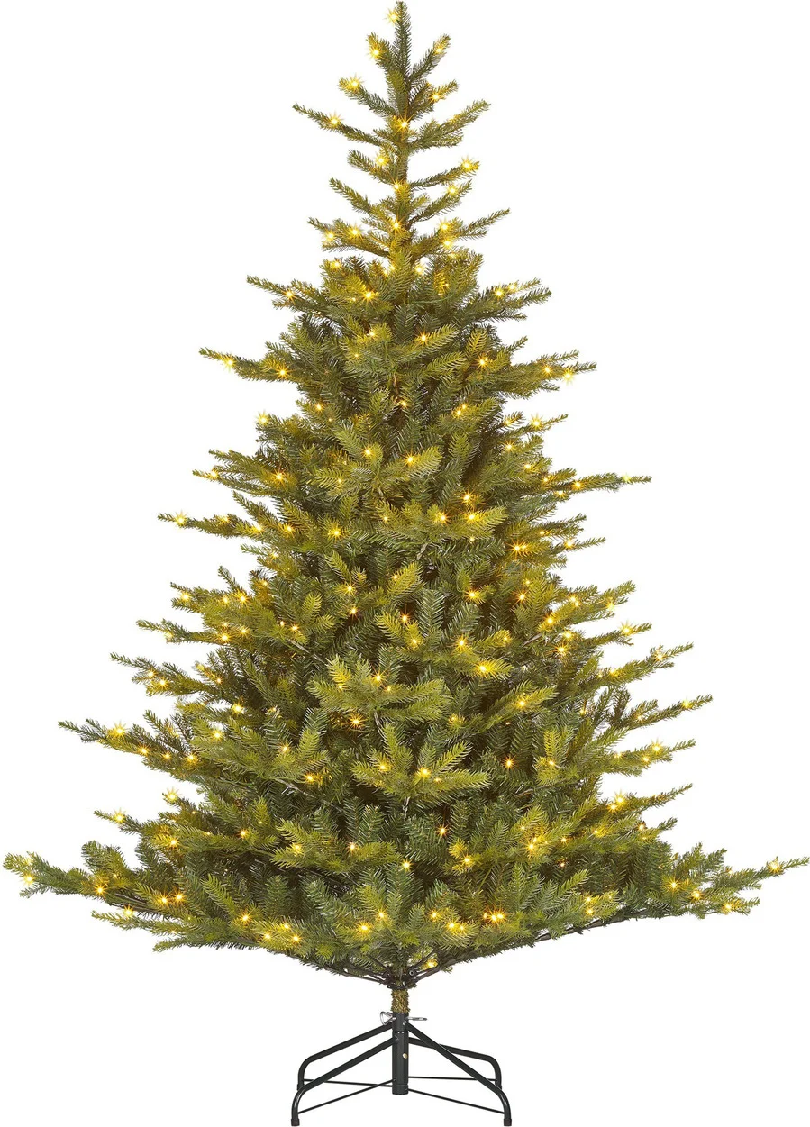 Black Box kunstkerstboom Grand Fir met 550 lampjes warm wit D 152 H 215 cm