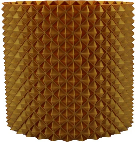 Bloempot Nairobi goud / koper D 17 H 15 cm