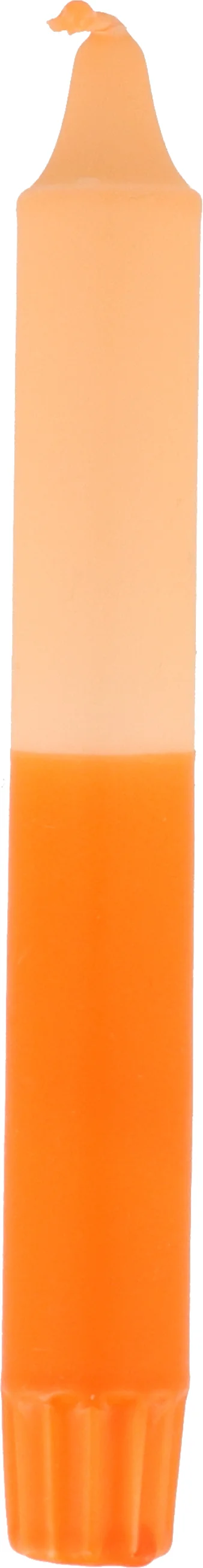 Dippy dinerkaars Dubbeldip oranje 6 uur D 2,1 H 19 cm