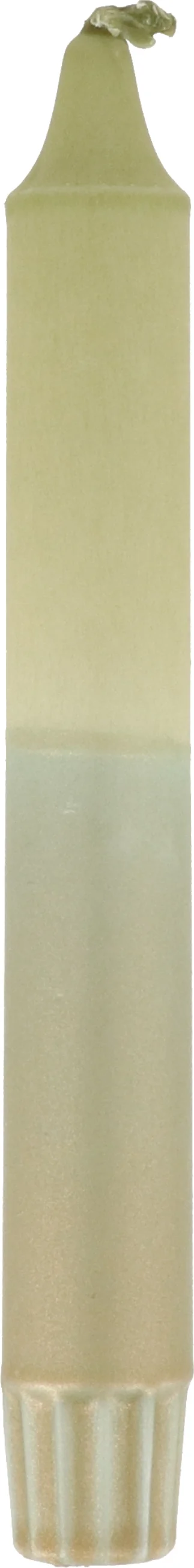 Dippy dinerkaars Dubbeldip goud / groen 6 uur D 2,1 H 19 cm
