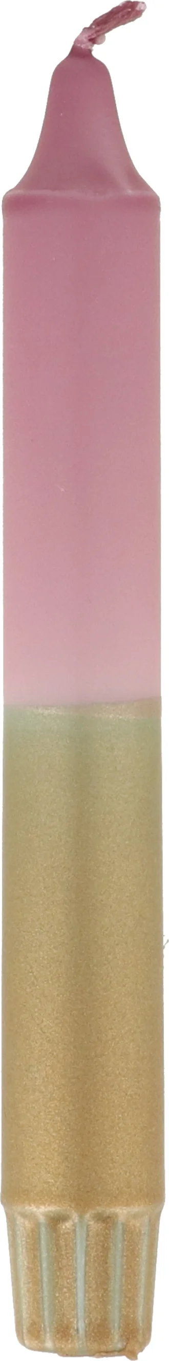 Dippy dinerkaars Dubbeldip goud / paars 6 uur D 2,1 H 19 cm