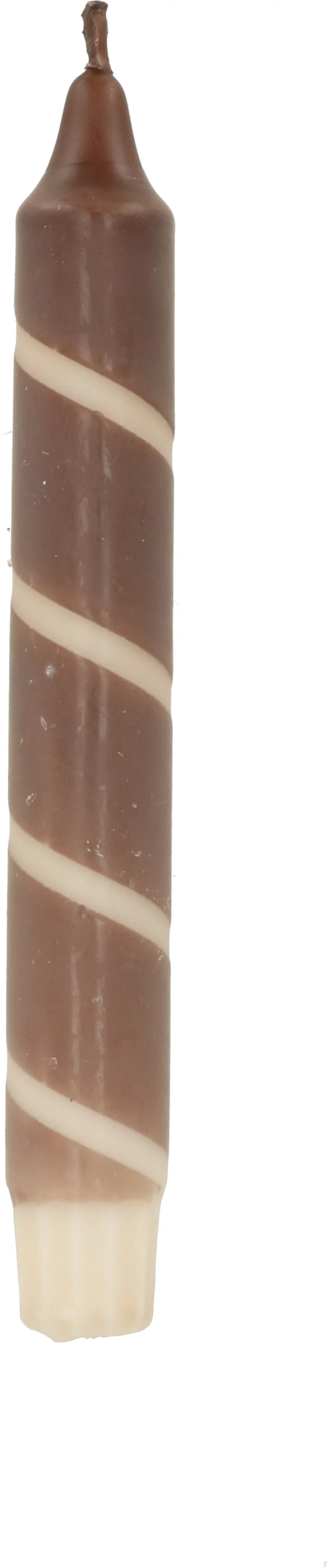Dippy dinerkaars Twister bruin 6 uur D 2,1 H 19 cm
