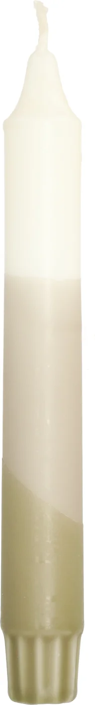 Dippy dinerkaars Triple wit / beige / groen 6 uur D 2,1 H 19 cm