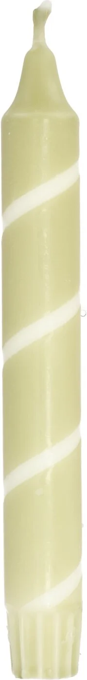 Dippy dinerkaars Twister groen 6 uur D 2,1 H 19 cm