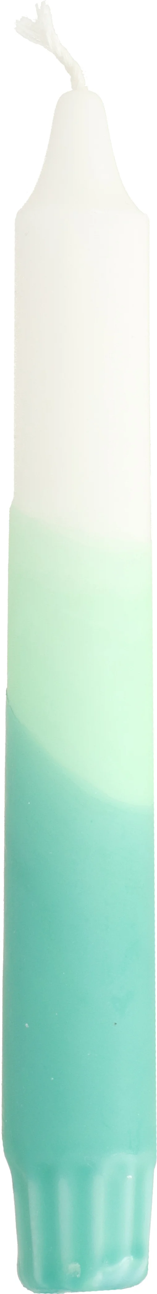 Dippy dinerkaars Triple groen / wit 6 uur D 2,1 H 19 cm