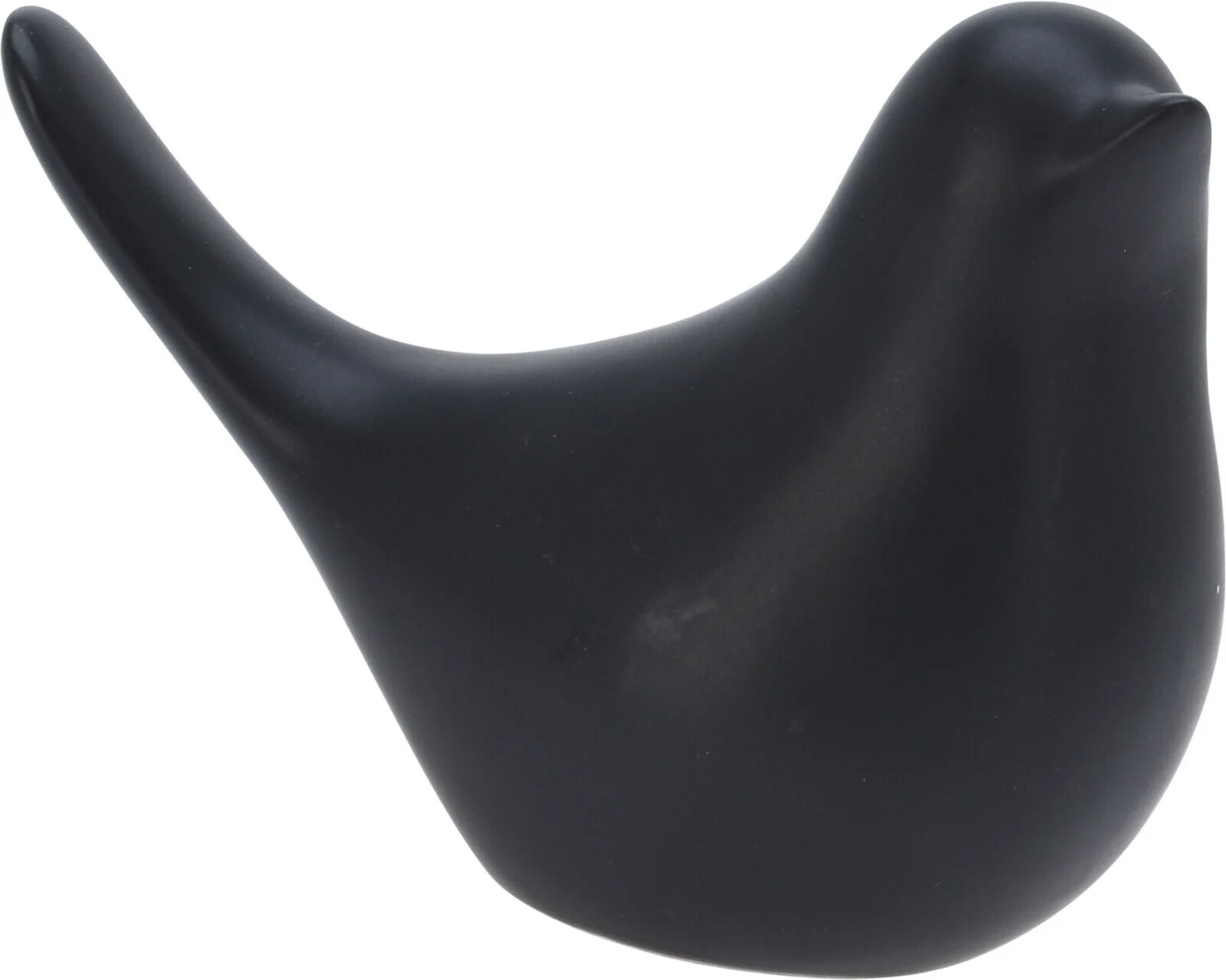 Beeld Birdie zwart 12,8 x 6,2 x 9,8 cm