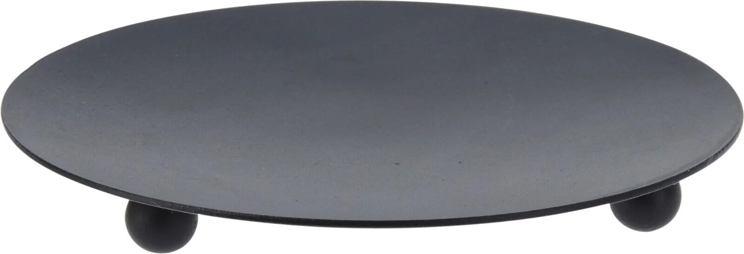 Decoratiebord Oys zwart D 8,5 H 1 cm