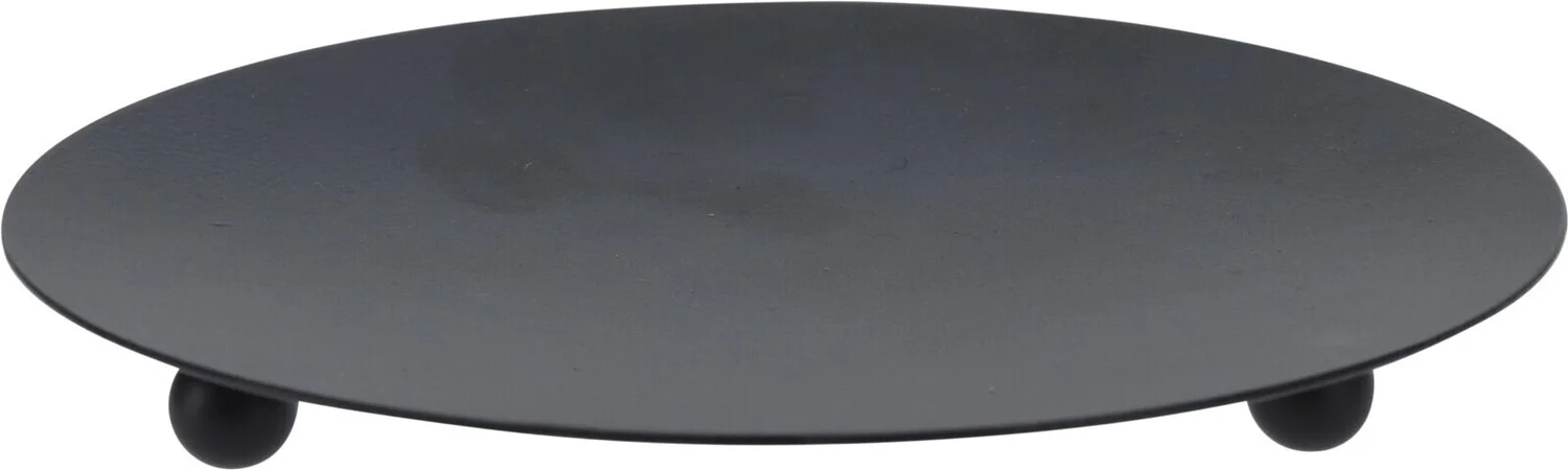Decoratiebord Oys zwart D 12 H 1 cm