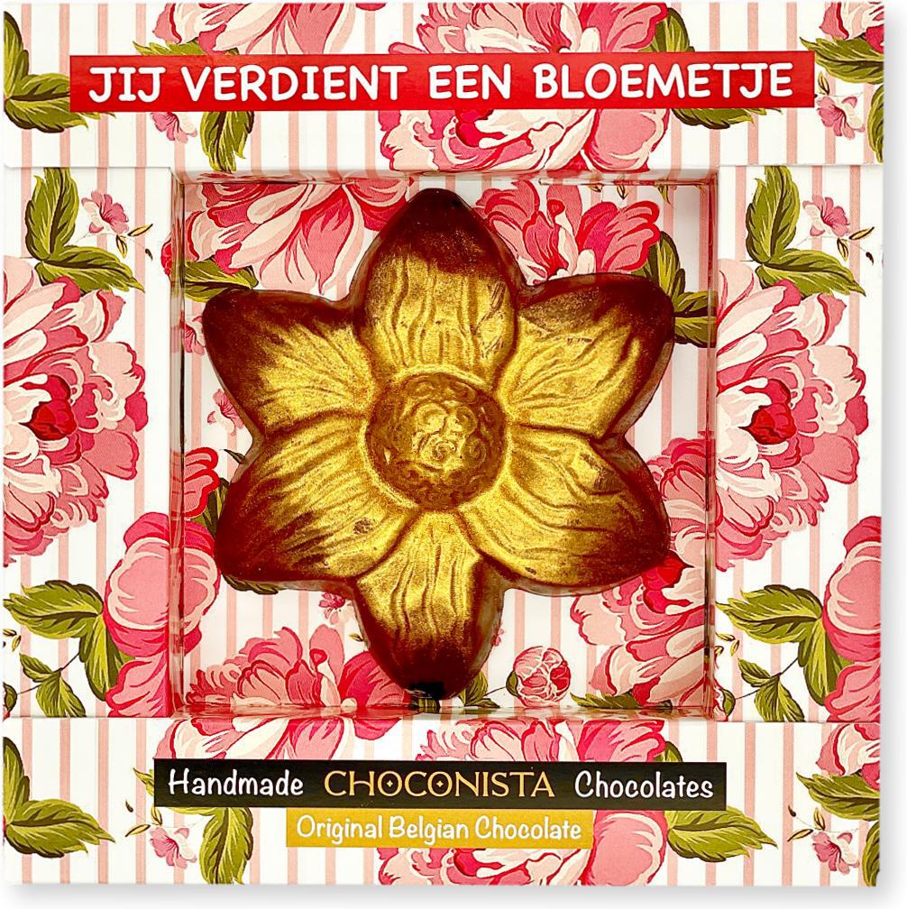 Choconista chocolade bloemetje 80 gr
