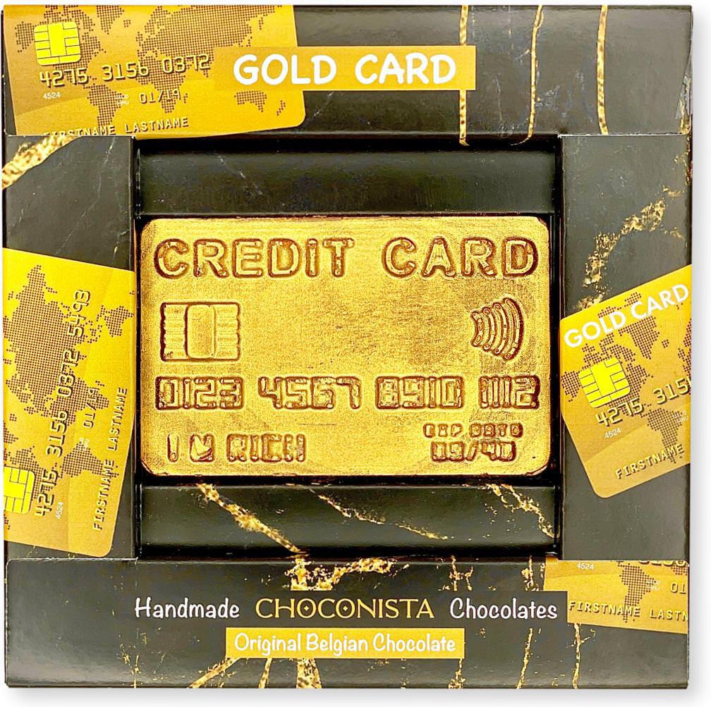 Choconista chocolade gold card 80 gr