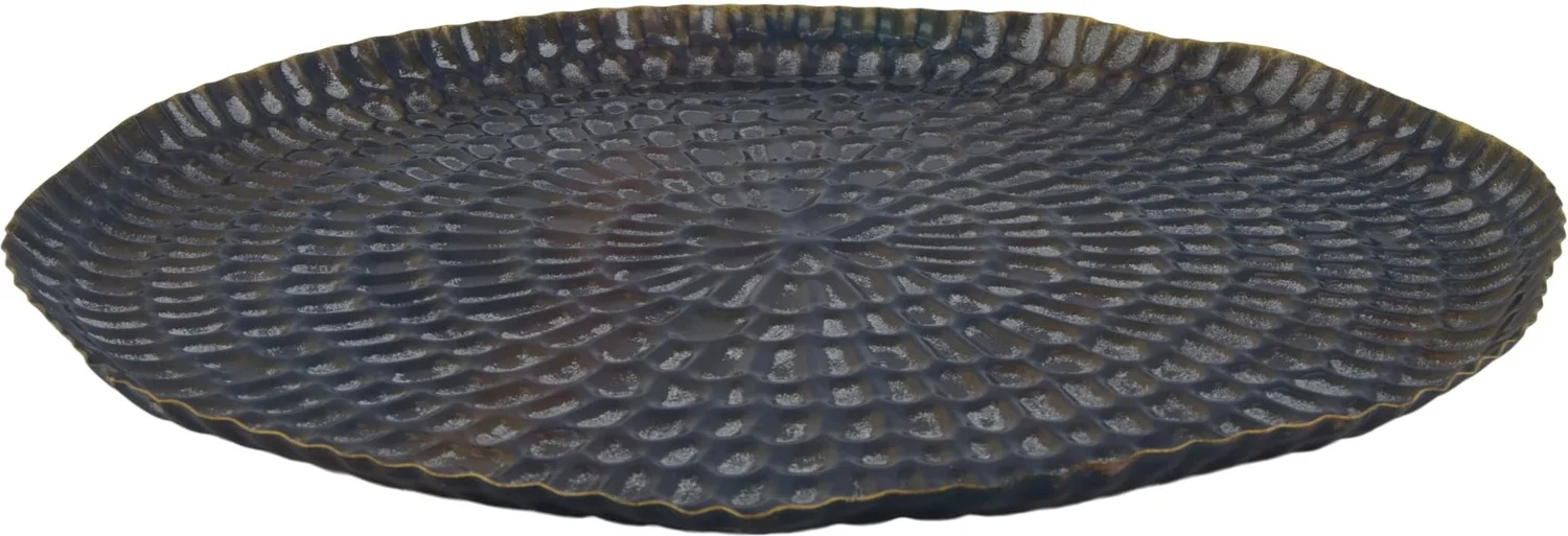 Dijk Naturel Collections decoratiebord brons D 38 H 2 cm