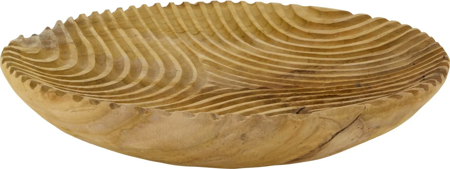 Dijk Naturel Collections decoratieschaal naturel D 38 H 6 cm