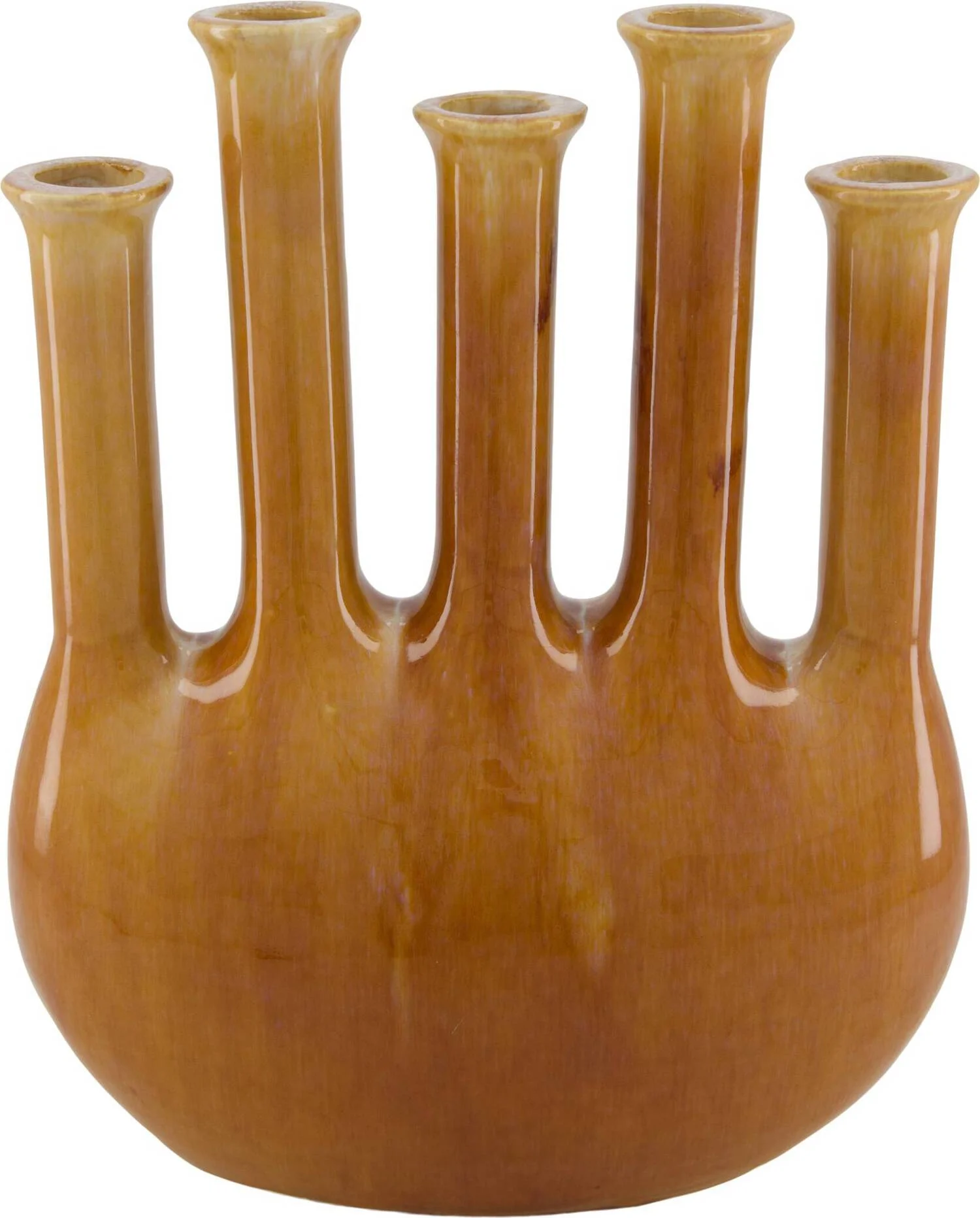 Dijk Natural Collections vaas bruin 28 x 12 x 35 cm