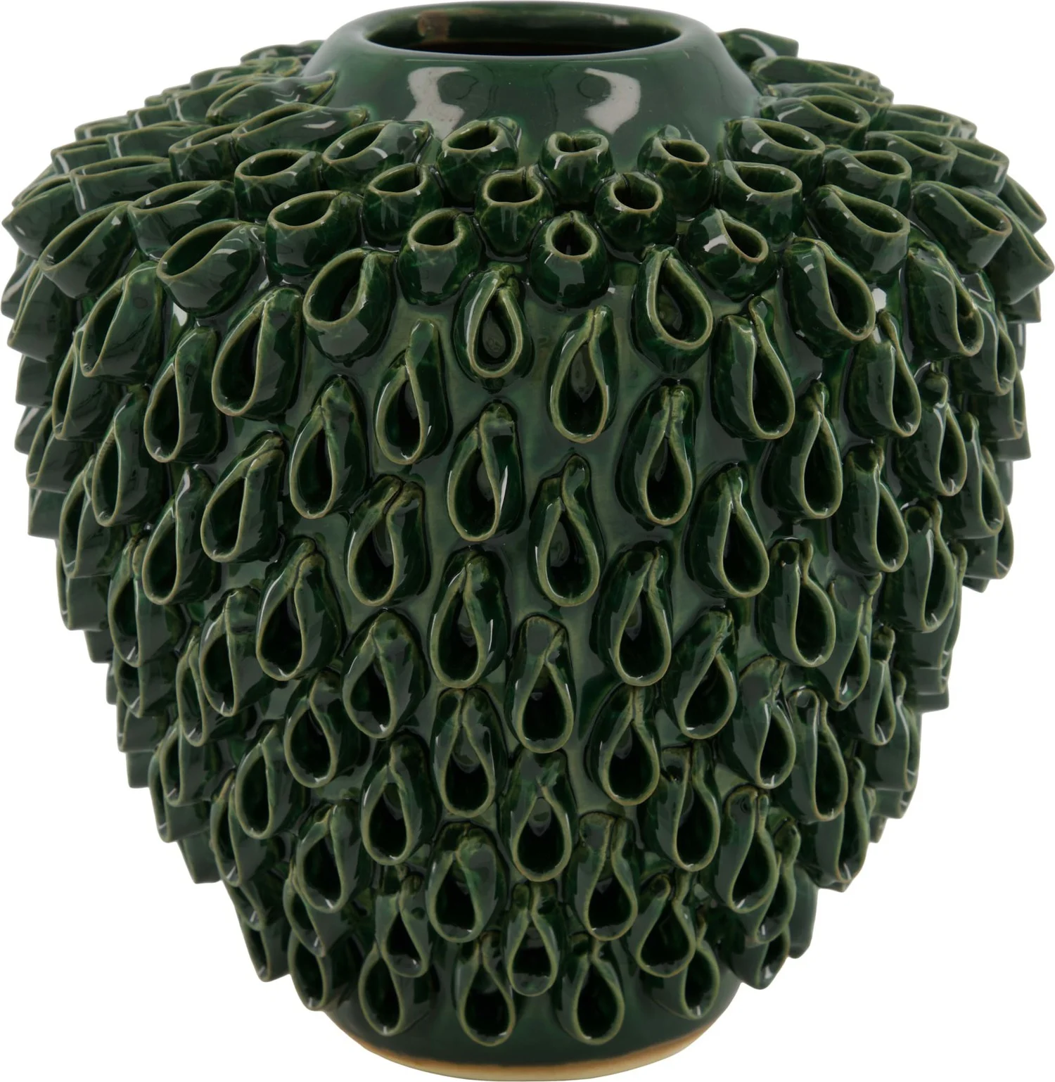 Dijk Natural Collections vaas groen D 21 H 20 cm