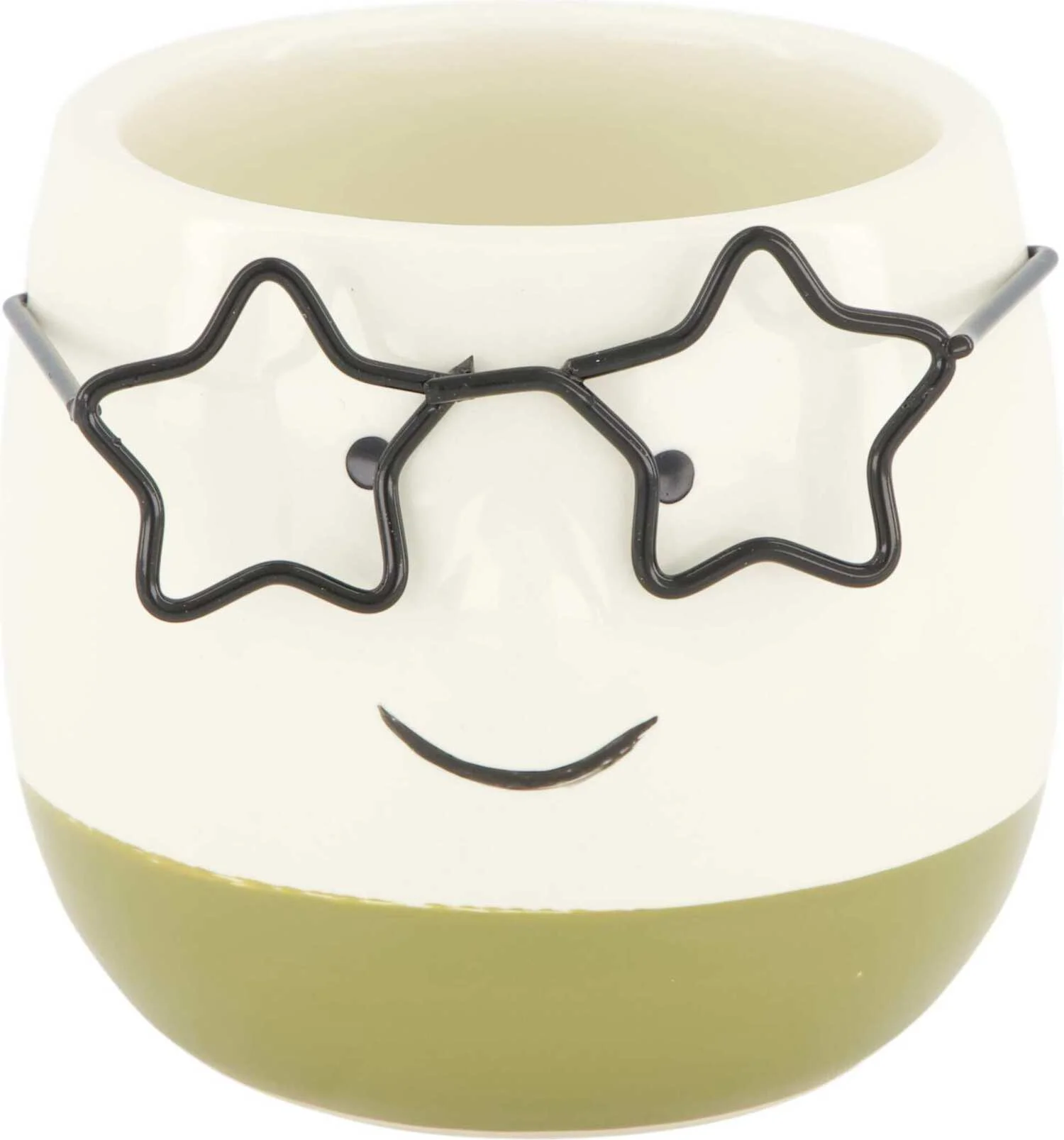 Dijk Natural Collections bloempot wit D 7,5 H 6,5 cm