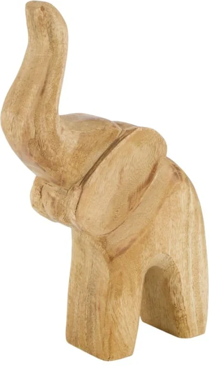 Beeld olifant naturel 5 x 15 x 23 cm