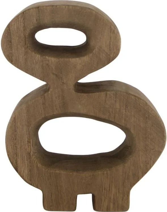Beeld bruin 5 x 18 x 23 cm
