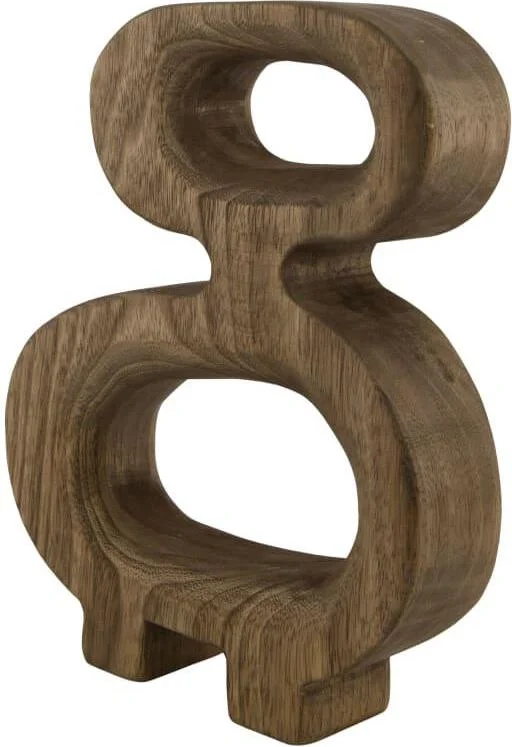 Beeld bruin 6 x 26 x 31 cm
