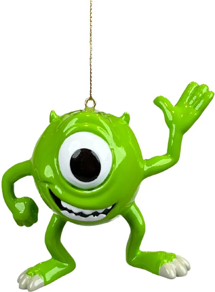 Disney kerst ornament Pixar monsters inc mike groen 9,5 x 5 x 8 cm