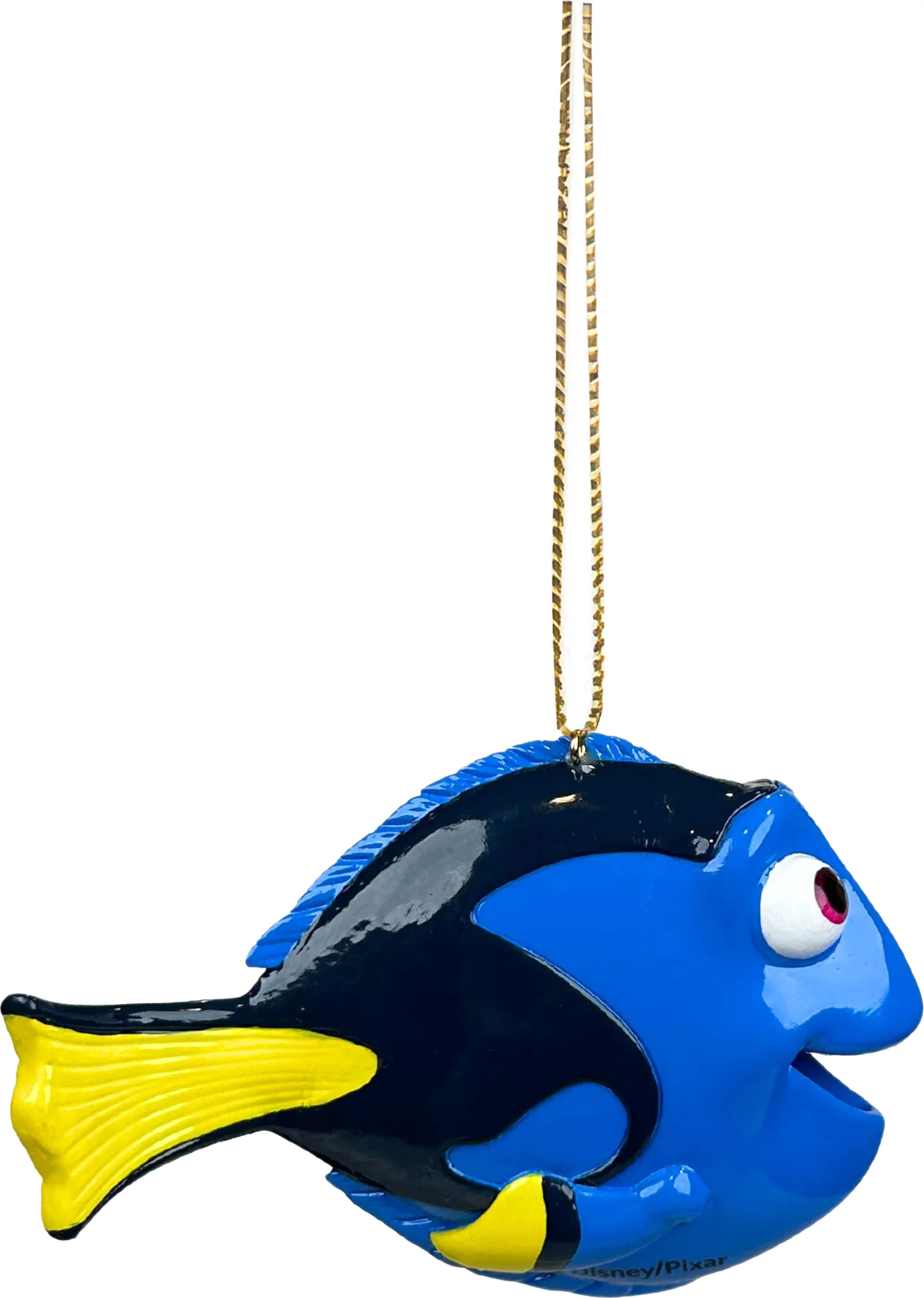 Disney kerst ornament Pixar finding nemo dory blauw / geel 12 x 3 x 8 cm