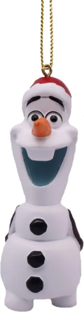 Disney kerst ornament Frozen olaf wit 3,5 x 5 x 9,5 cm