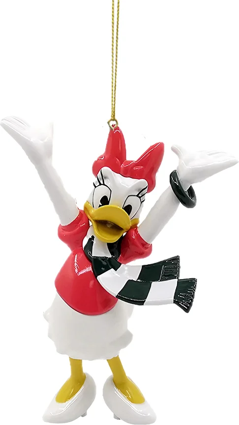 Disney kerst ornament Mickey en vrienden katrien vintage 7,5 x 4 x 10 cm
