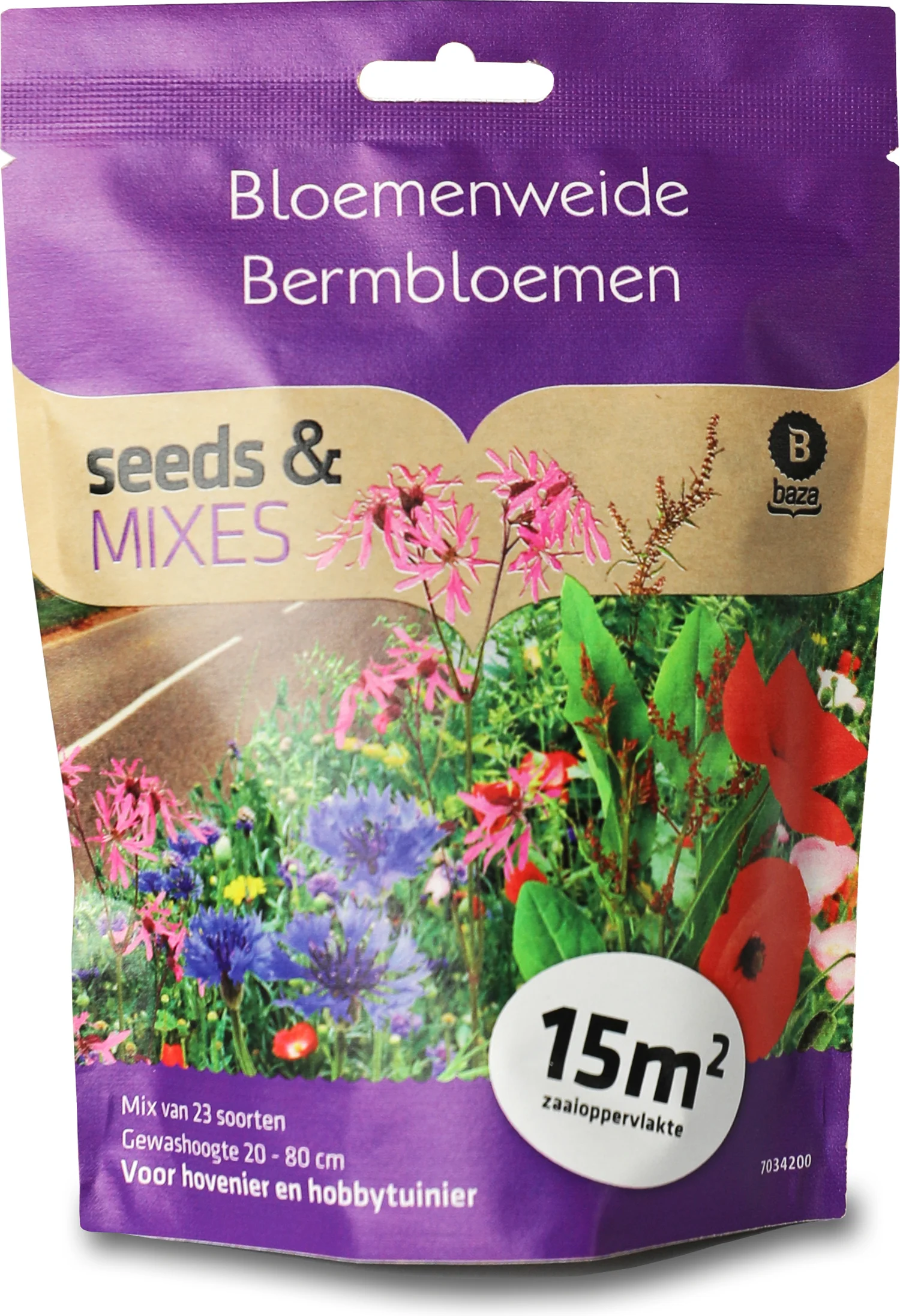 Baza Seeds & Mixes bloemenweide zaad Bermbloemen