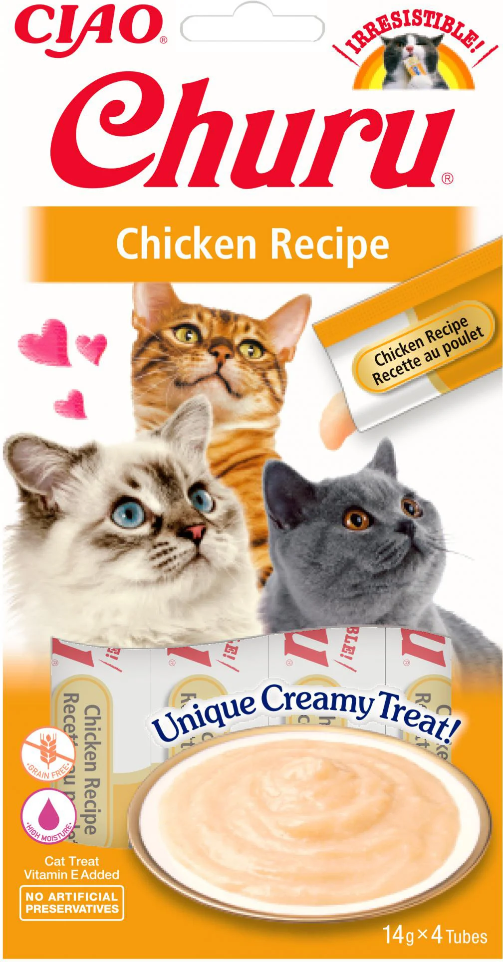 Ciao kattensnack Churu kip 14 gram 4 stuks