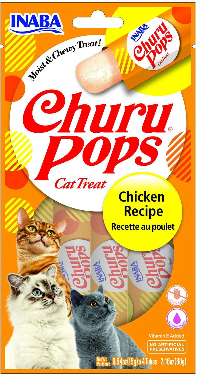 Ciao kattensnack Churu Pops kip 15 g 4 stuks