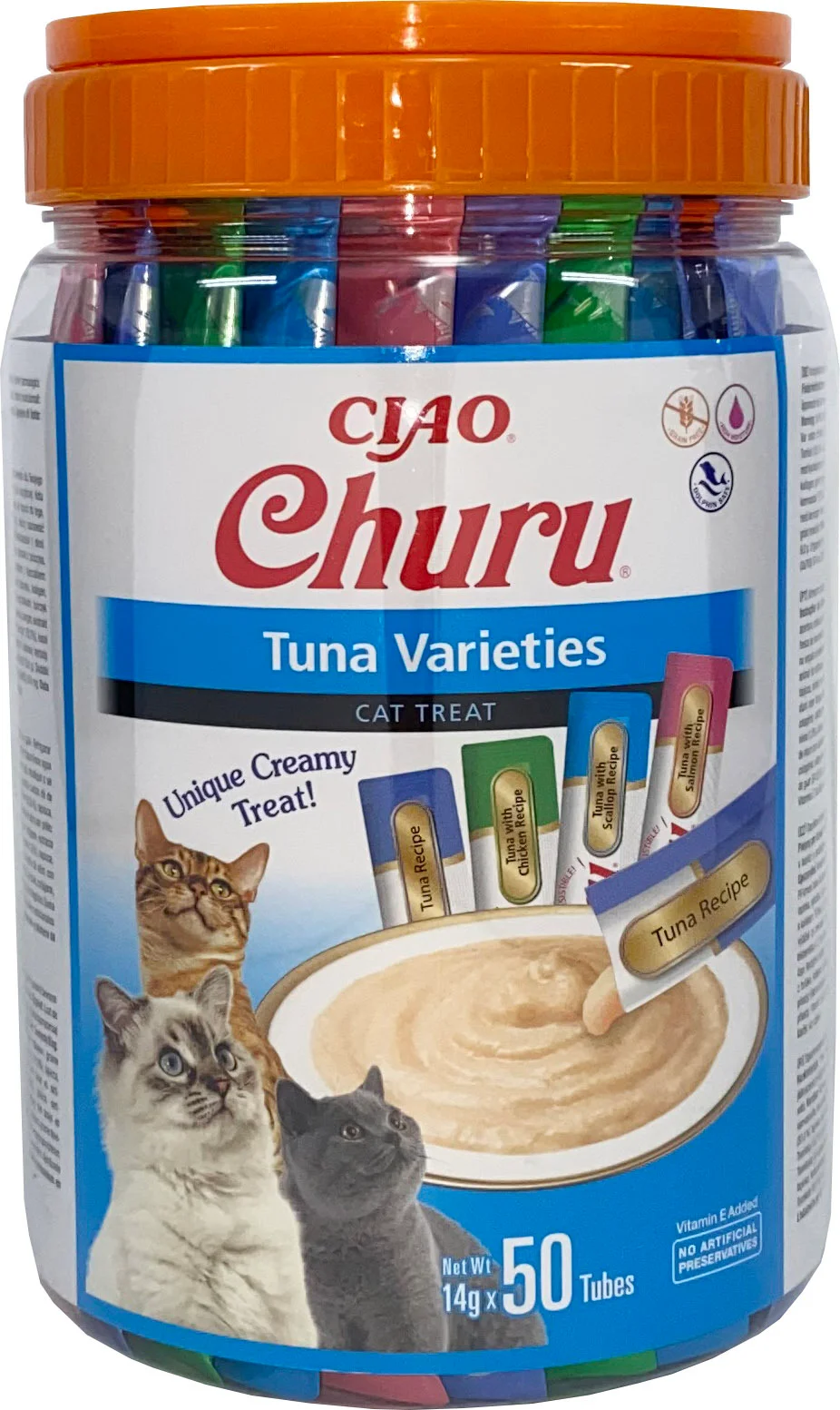 Ciao kattensnack Churu tonijn variaties 14 g 50 stuks